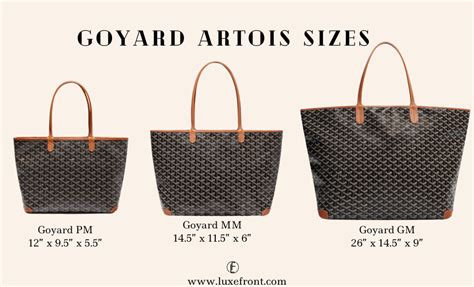 goyard artois gm travel tote|goyard artois tote bag price.